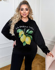 Knit set with a print  - Twiggy Shop
