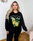 Knit set with a print  - Twiggy Shop