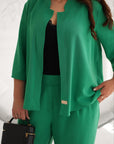 Conjunto blazer y pantalón lino