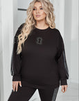 Knit set with stones  - Twiggy Shop