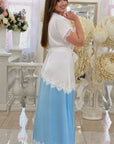 Vestido con encaje delicado