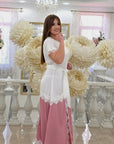Vestido con encaje delicado