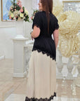 Vestido con encaje delicado
