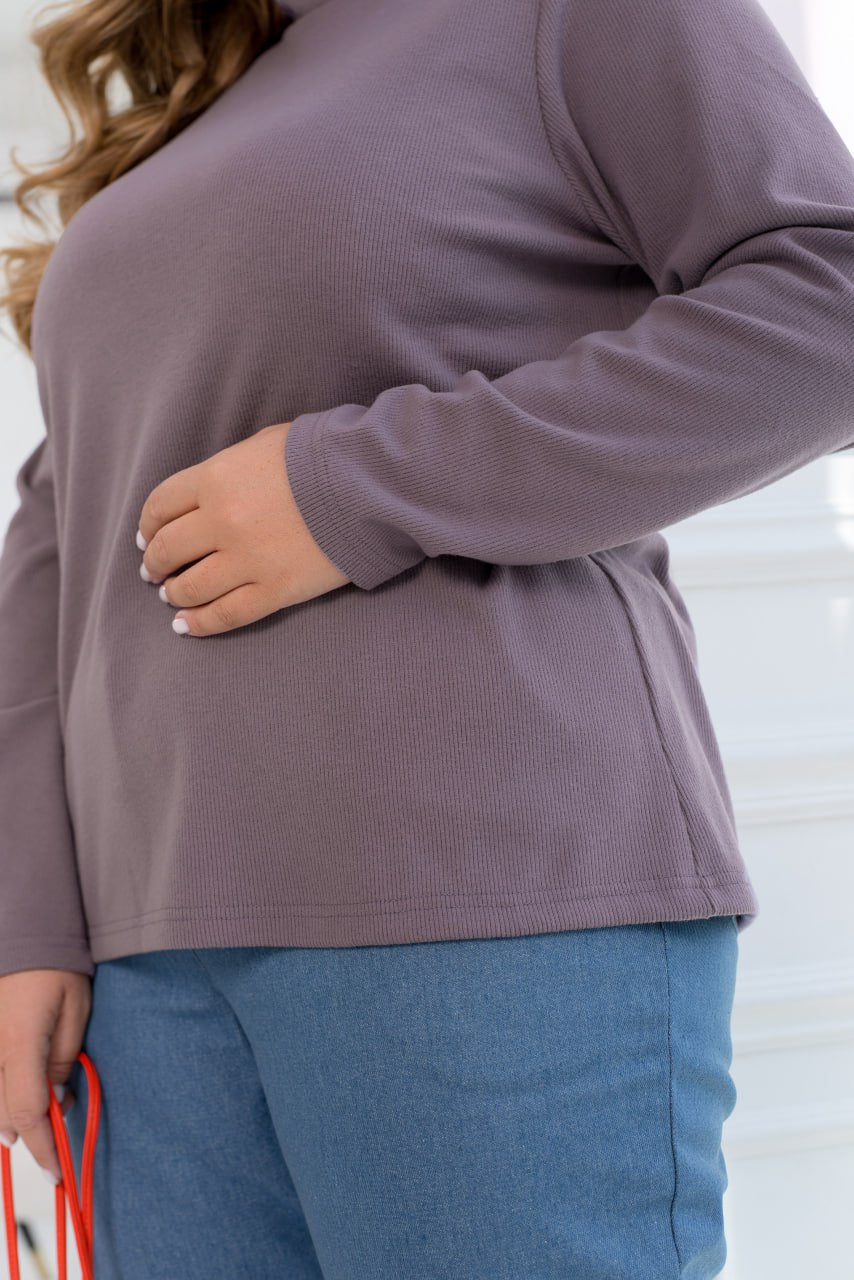 Knit sweater with high collar  - Twiggy Shop