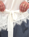 Conjunto con delicado encaje
