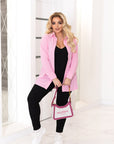Ribbed knit set with a shirt  - Twiggy Shop