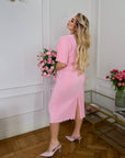 Pleated fabric dress  - Twiggy Shop