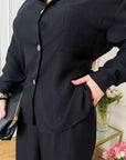 Linen-blend set  - Twiggy Shop