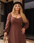 Rochie midi cu linie A