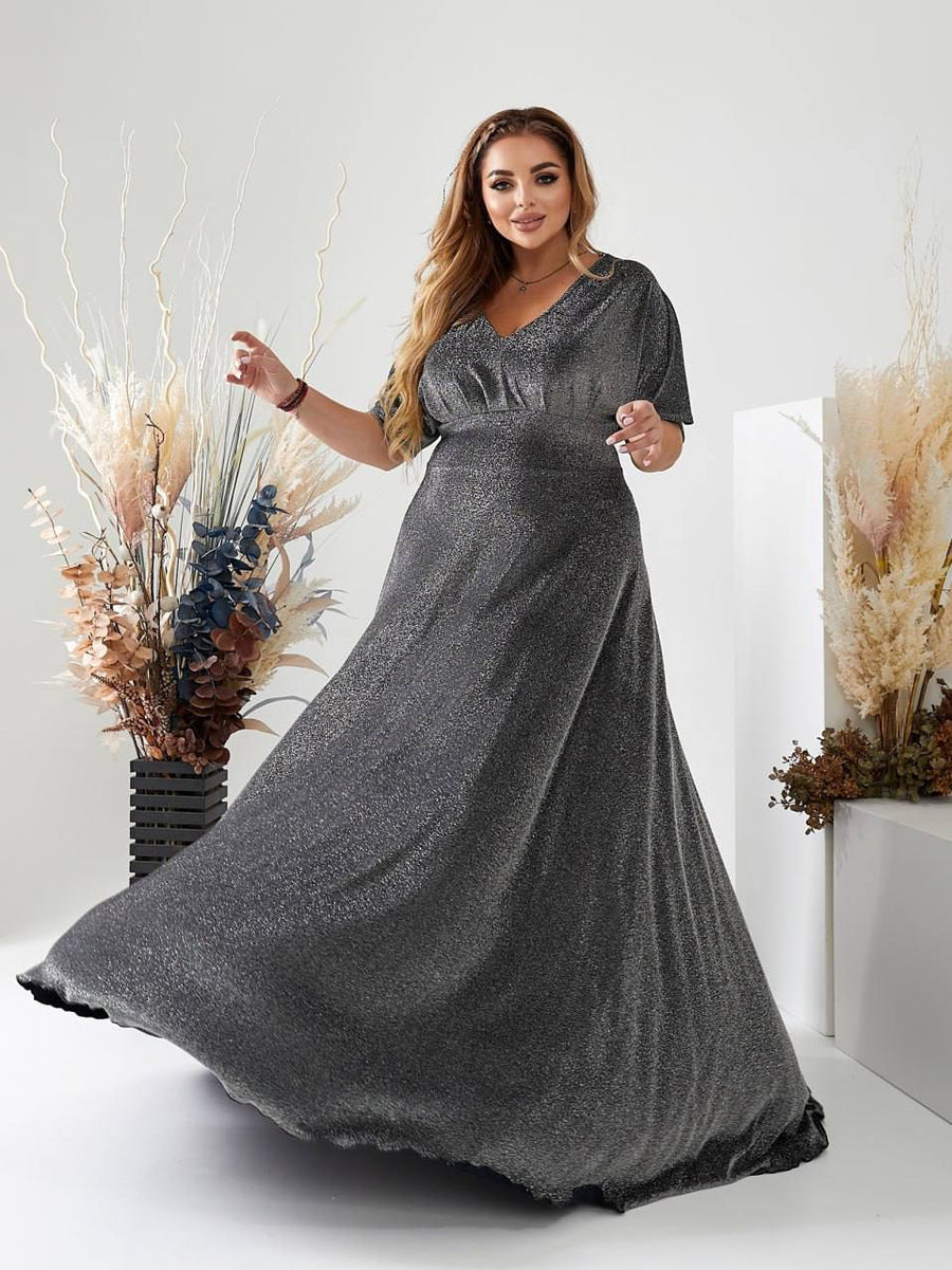 Abendkleid aus Lurex