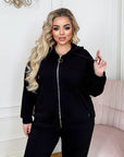 Knit set with a hood  - Twiggy Shop
