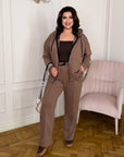 Knit set with a hood  - Twiggy Shop