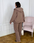 Knit set with a hood  - Twiggy Shop