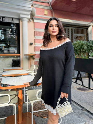 Rochie scurtă din tricot