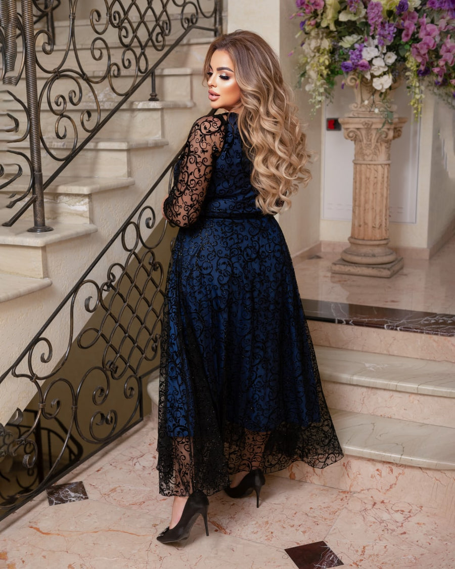 Evening dress with embroidery  - Twiggy Shop