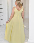 Vestido largo de tela suave