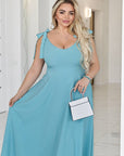 Vestido largo de tela suave