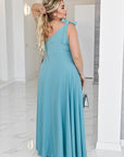 Vestido largo de tela suave