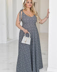 Vestido largo de tela suave