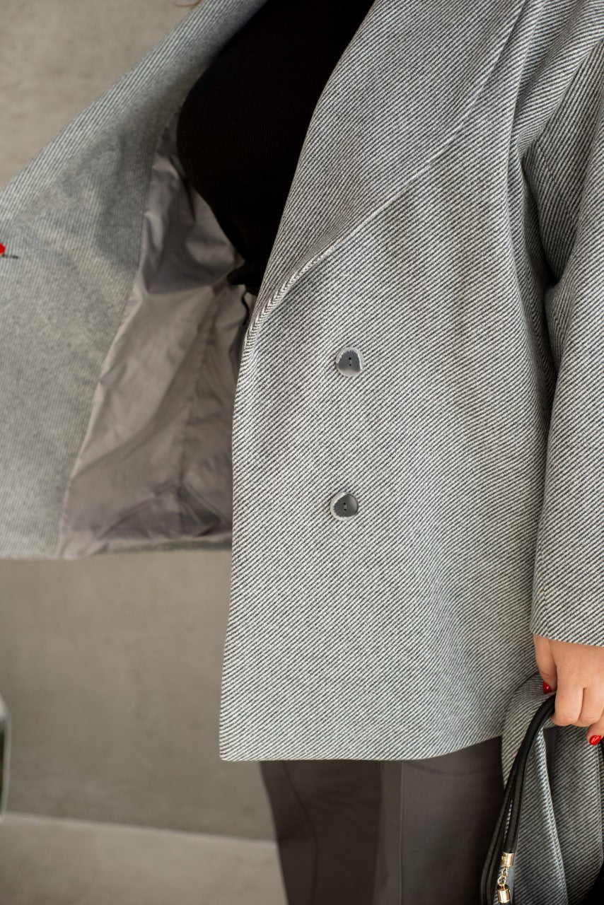 Short coat with belt - Twiggy Shop