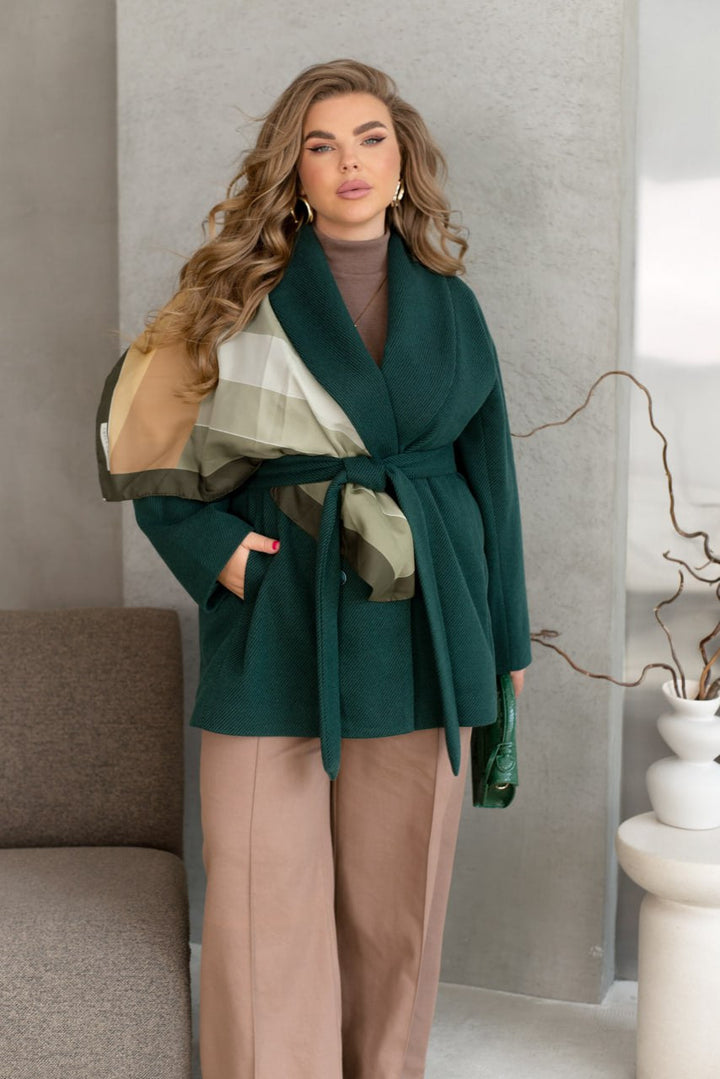 Short coat with belt - Twiggy Shop