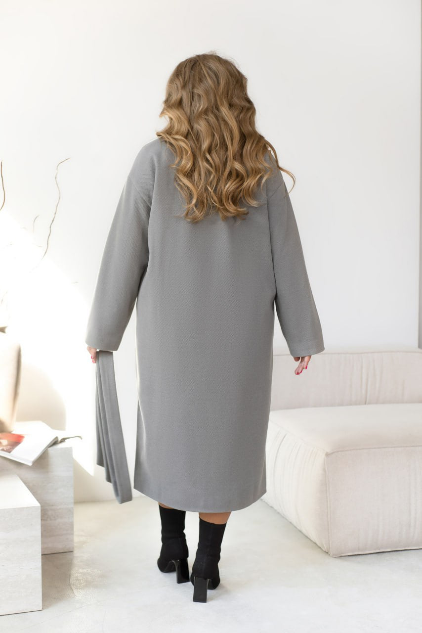 Long belted coat  - Twiggy Shop