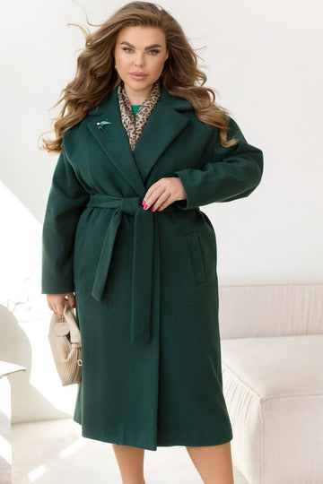 Long belted coat  - Twiggy Shop
