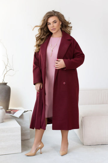 Long belted coat  - Twiggy Shop