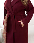Long belted coat  - Twiggy Shop