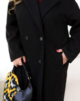 Long belted coat  - Twiggy Shop