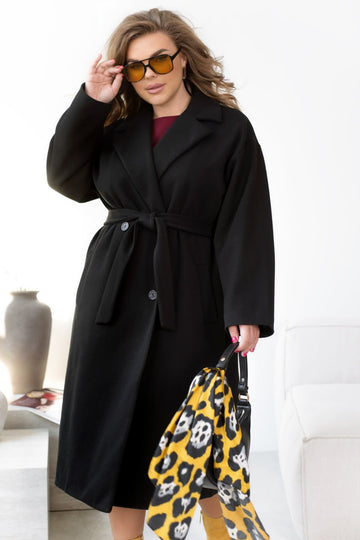 Long belted coat  - Twiggy Shop