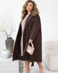 Long belted coat  - Twiggy Shop