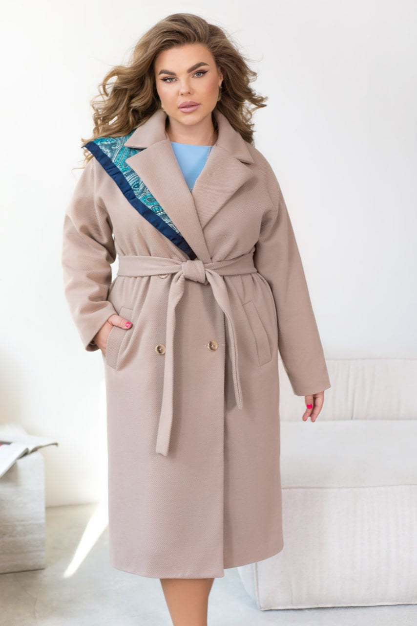 Long belted coat  - Twiggy Shop