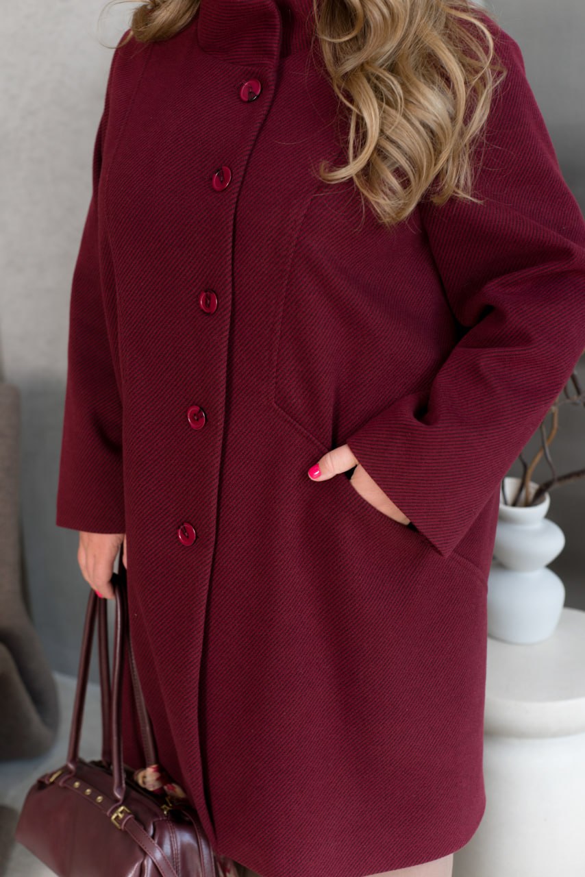 Long straight-cut coat  - Twiggy Shop