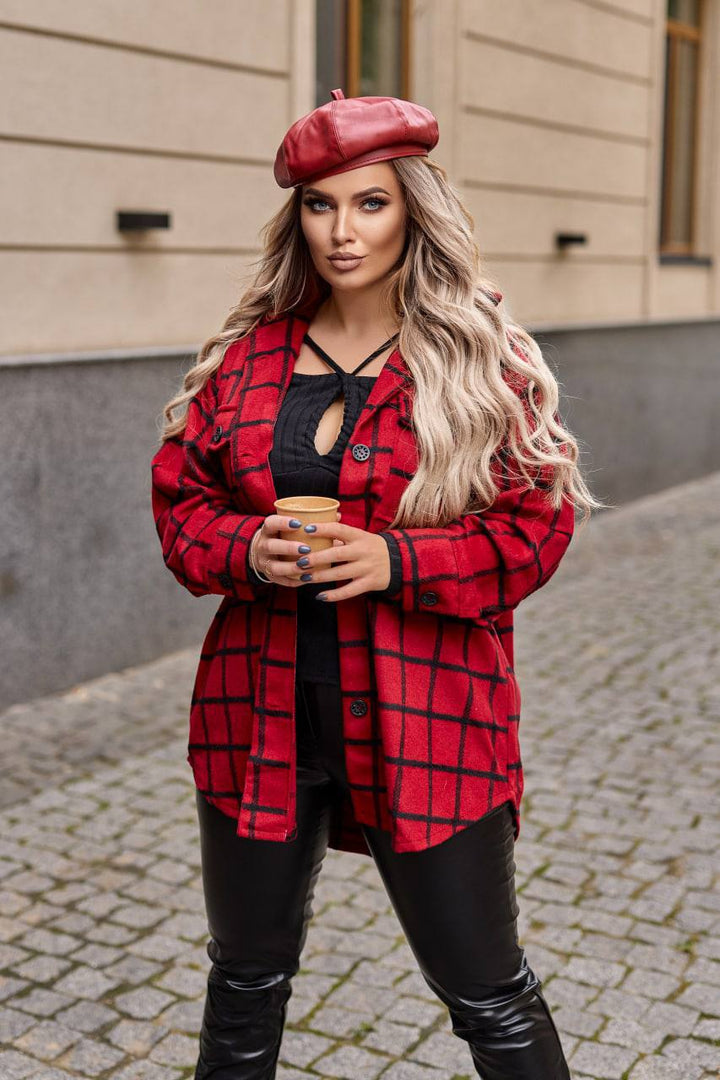 Checkered outer shirt  - Twiggy Shop