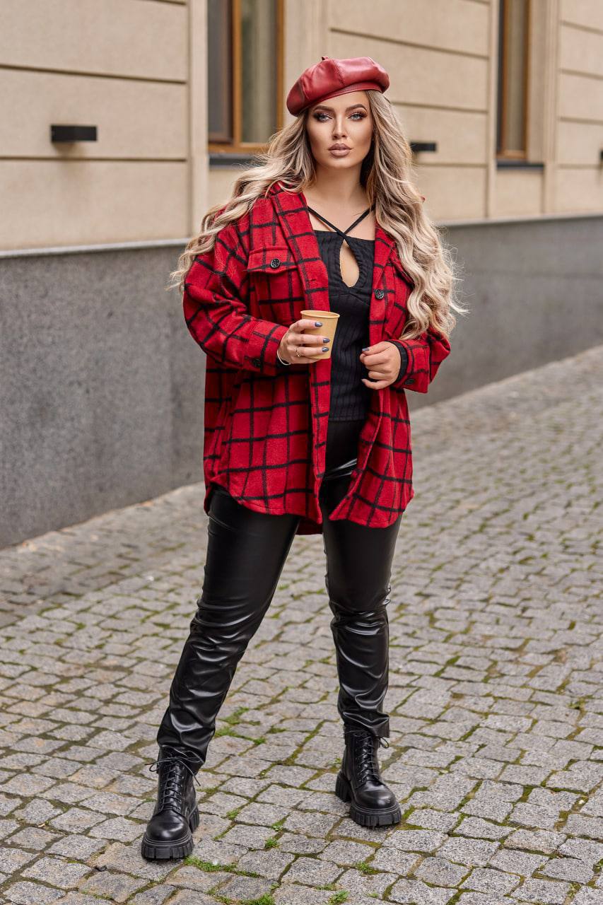 Checkered outer shirt  - Twiggy Shop