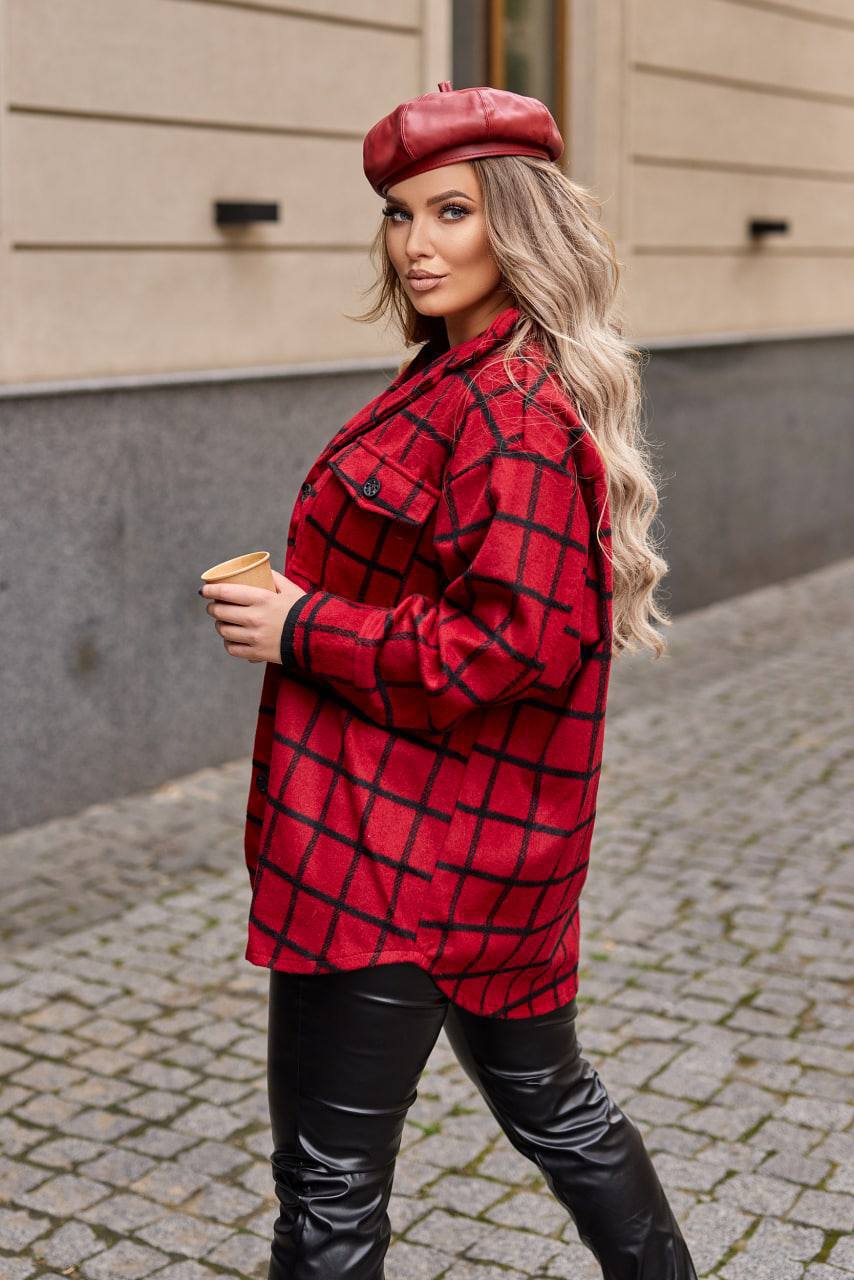 Checkered outer shirt  - Twiggy Shop