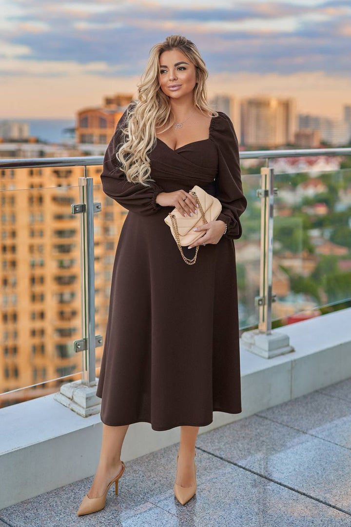 Flared midi dress  - Twiggy Shop