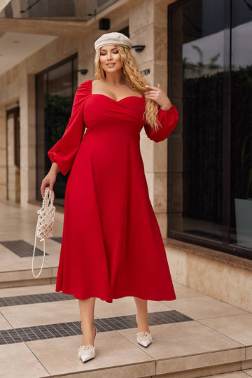 Flared midi dress  - Twiggy Shop