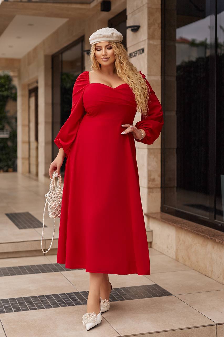 Flared midi dress  - Twiggy Shop