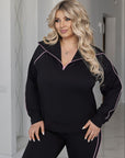 Knit set with lettering  - Twiggy Shop