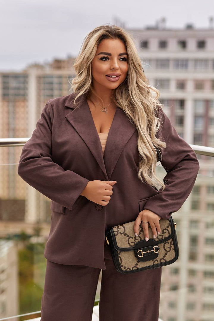 Soft velour trousers  - Twiggy Shop