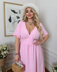 Vestido de crepé de verano