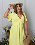 Vestido de crepé de verano