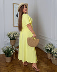 Vestido de crepé de verano