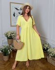 Vestido de crepé de verano
