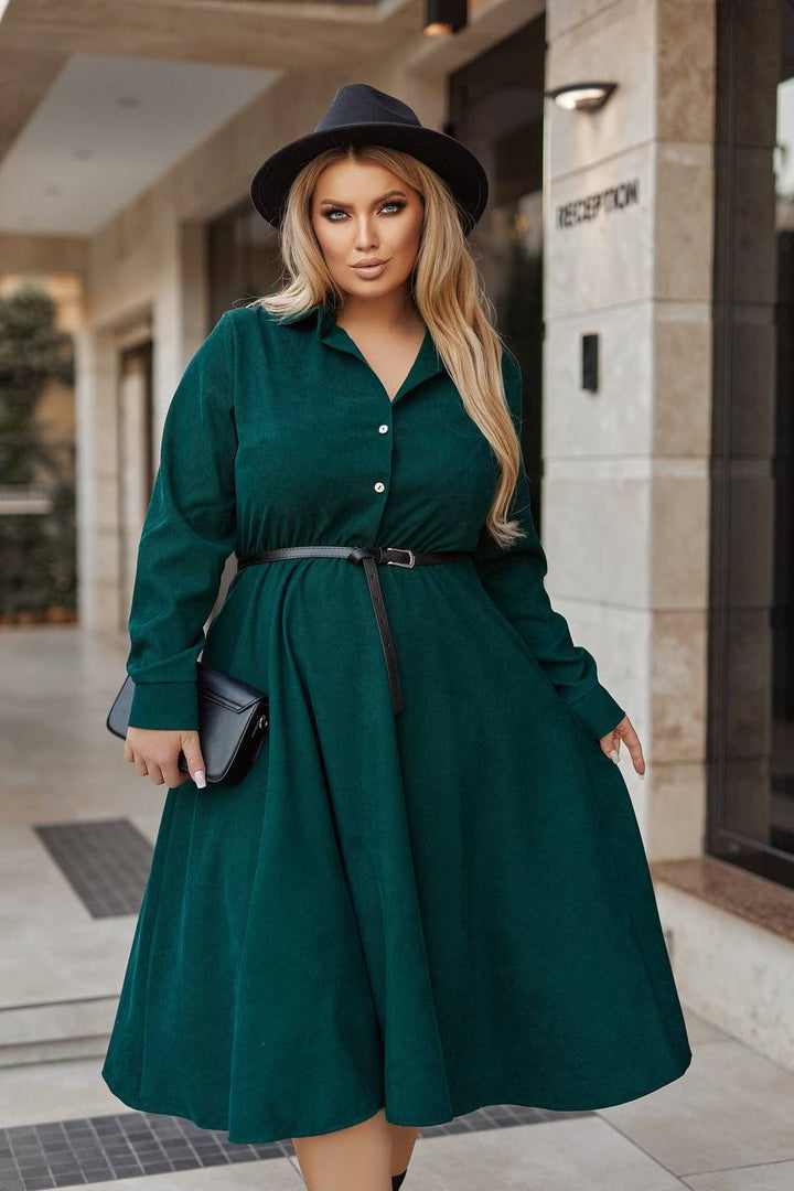 Ribbed velvet dress  - Twiggy Shop