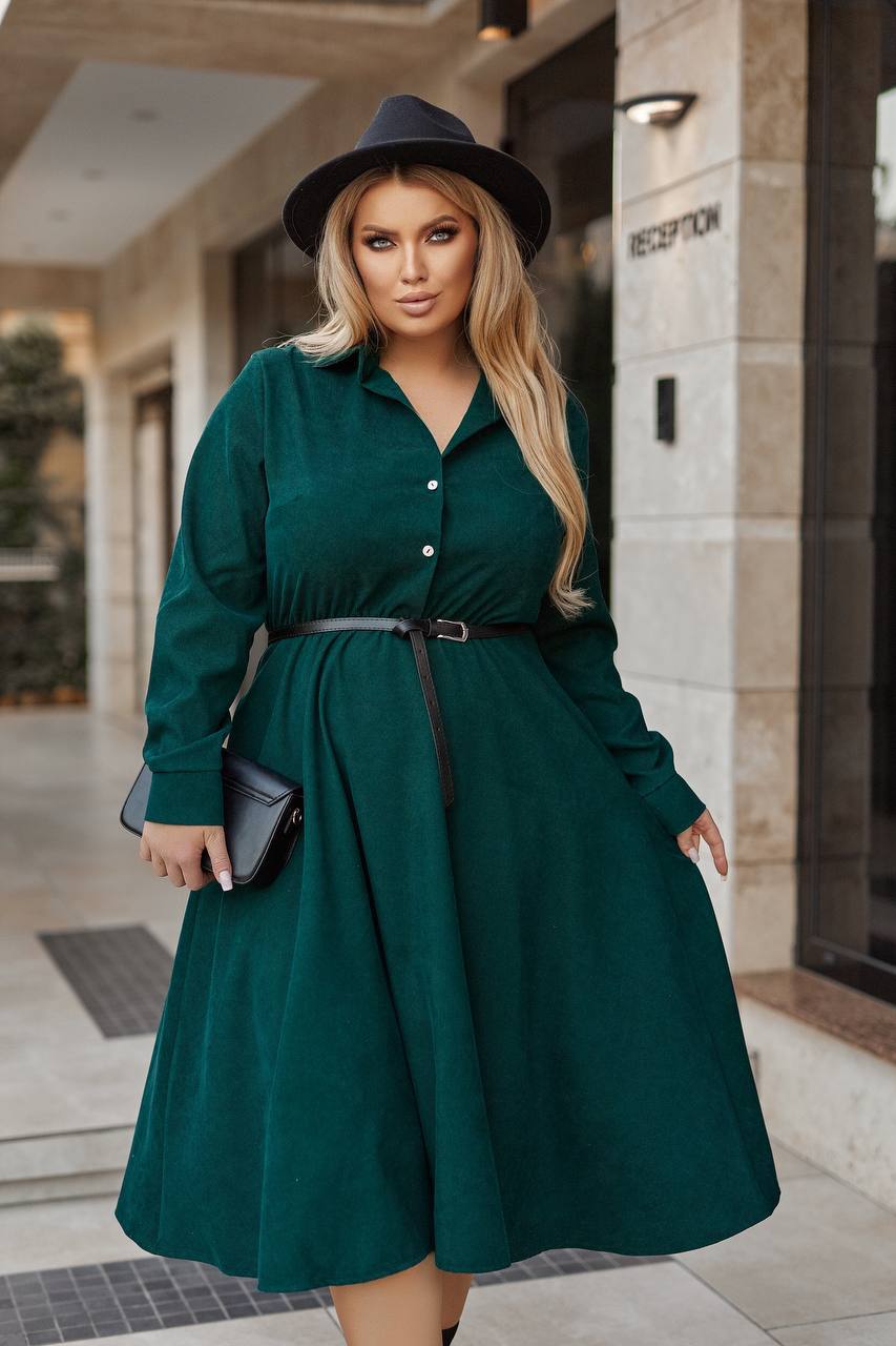 Ribbed velvet dress  - Twiggy Shop