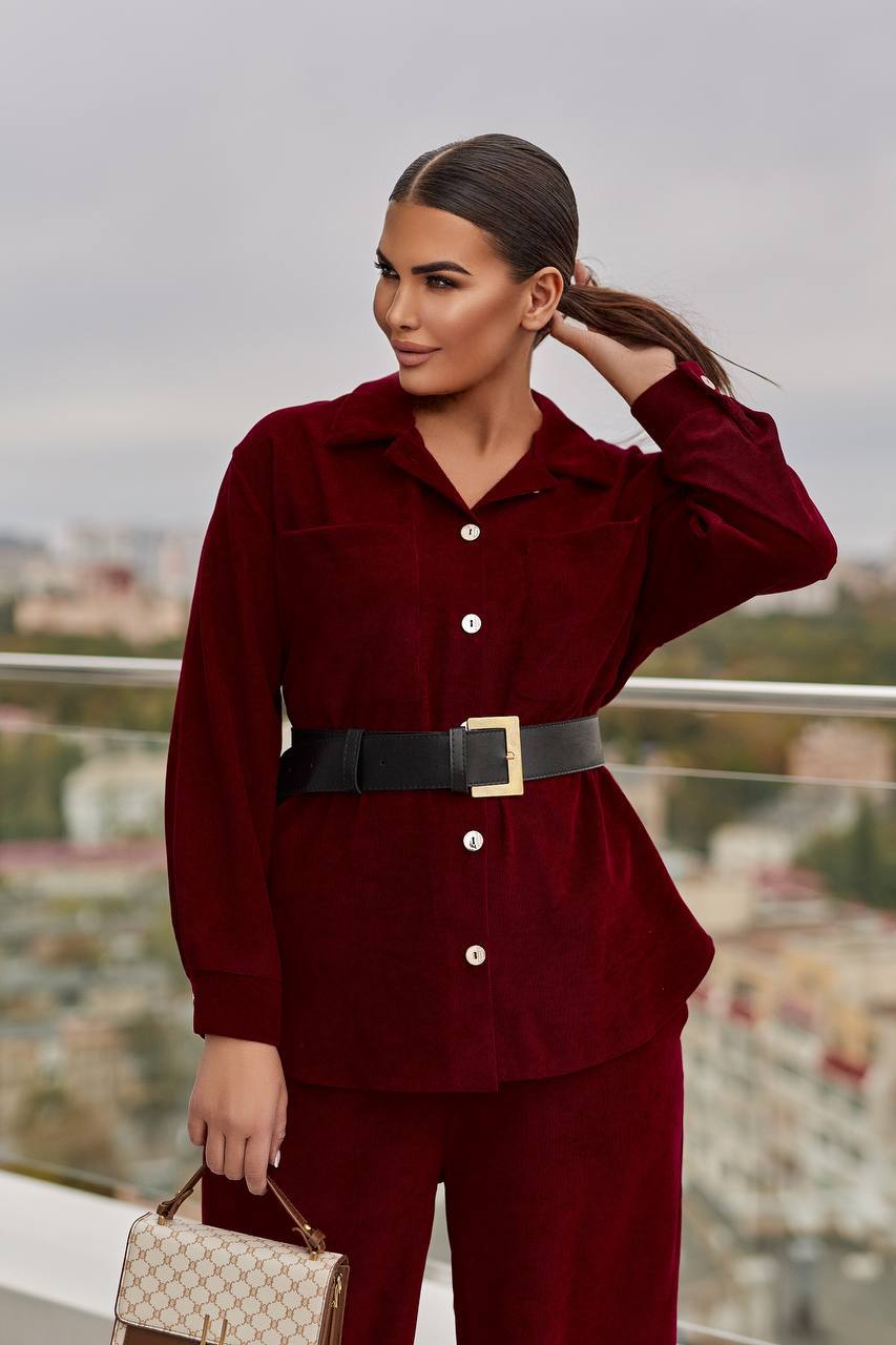 Ribbed velvet set  - Twiggy Shop