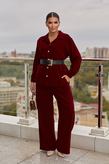 Ribbed velvet set  - Twiggy Shop